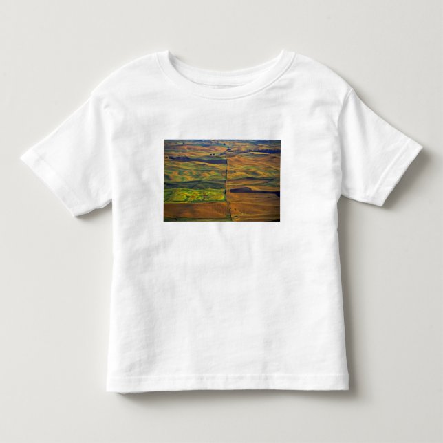Camiseta De Bebé El Palouse desde Steptoe Butte, Colfax, (Anverso)