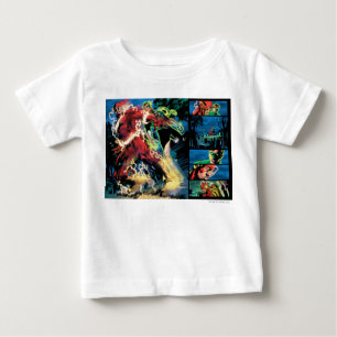 Camiseta De Bebé El panel de destello y verde de la linterna