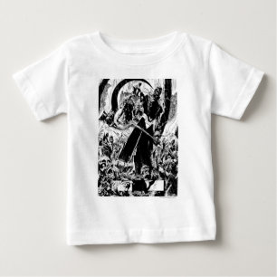 Camiseta De Bebé El panel negro del cuerpo de la linterna - blanco