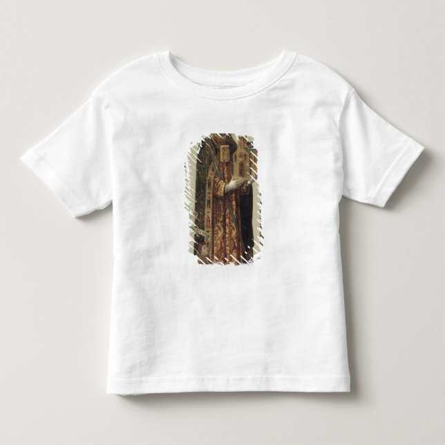Camiseta De Bebé El panel votivo que representa St. Ansgar, 1457 (Anverso)