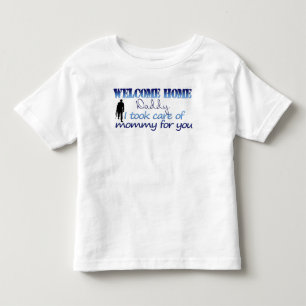 Camiseta De Bebé El papá casero agradable tomé el cuidado de la