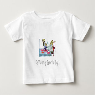 Camiseta De Bebé El papá es mi juguete preferido