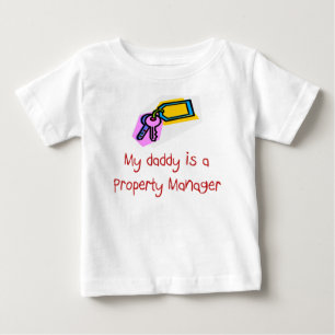 Camiseta De Bebé El papá es una camiseta del bebé del administrad