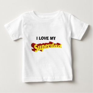 Camiseta De Bebé El papá estupendo del papá es mi texto cómico d