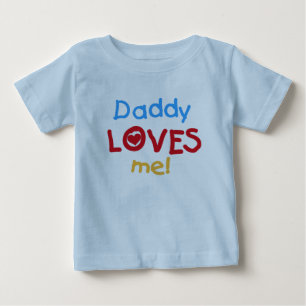 Camiseta De Bebé El papá me ama