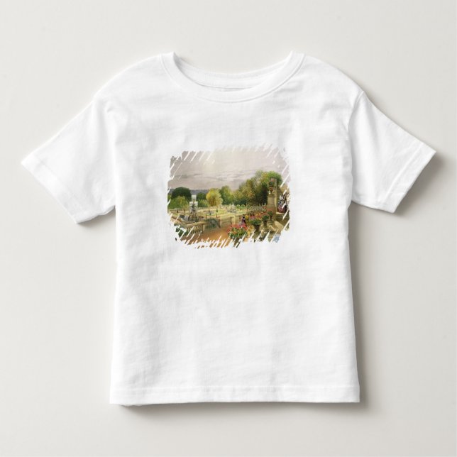 Camiseta De Bebé El Parterre, casa de Harewood cerca de Leeds, pub. (Anverso)