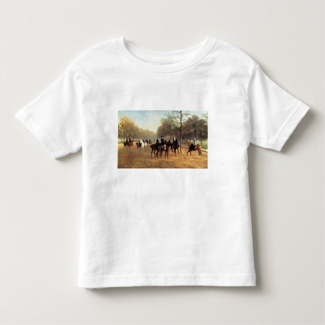 Camiseta De Bebé El paseo de la mañana, fila putrefacta, Hyde Park, (Anverso)
