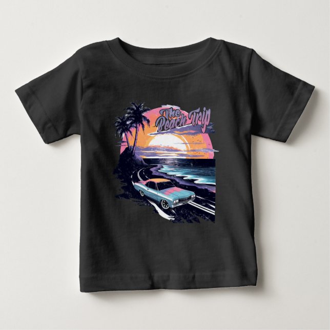 Camiseta De Bebé El paseo marítimo (Anverso)