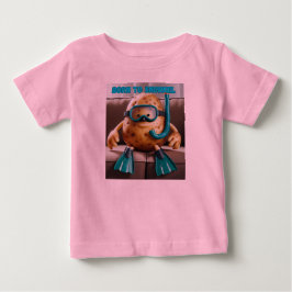 Camiseta De Bebé El patatal de sofá ha nacido para bucear