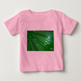 Camiseta De Bebé El patrón verde de Irlanda arte el destino de la p