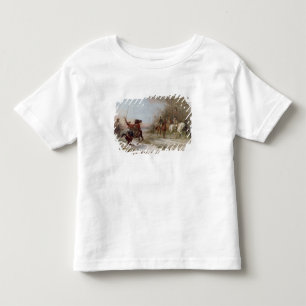 Camiseta De Bebé El peligro de Napoleon en el Brienne-le-Castillo
