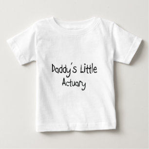 Camiseta De Bebé El pequeño actuario del papá