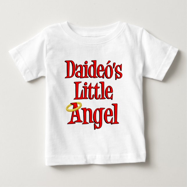 Camiseta De Bebé El pequeño ángel de Daideo (Anverso)