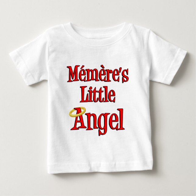 Camiseta De Bebé El pequeño ángel de Memere (Anverso)