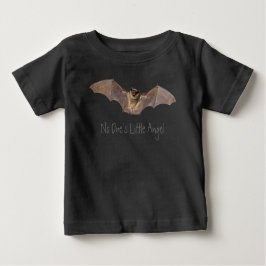 Camiseta De Bebé El pequeño ángel de nadie; Halloween/ Bat/ Gótico/