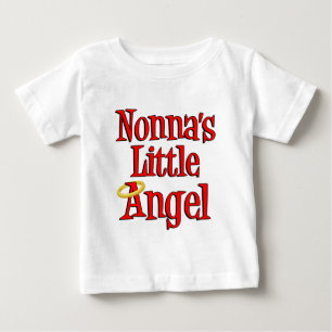 Camiseta De Bebé El pequeño ángel de Nonna
