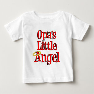 Camiseta De Bebé El pequeño ángel de Opa