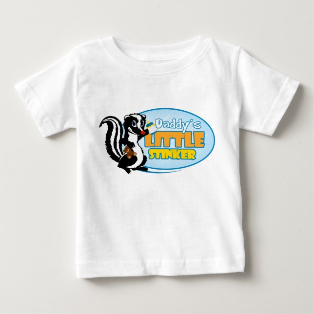 Camiseta De Bebé El pequeño apestoso de papá (Anverso)