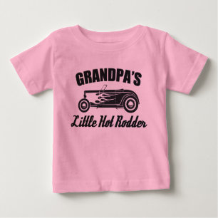 Camiseta De Bebé El pequeño auto del abuelo de HotRod