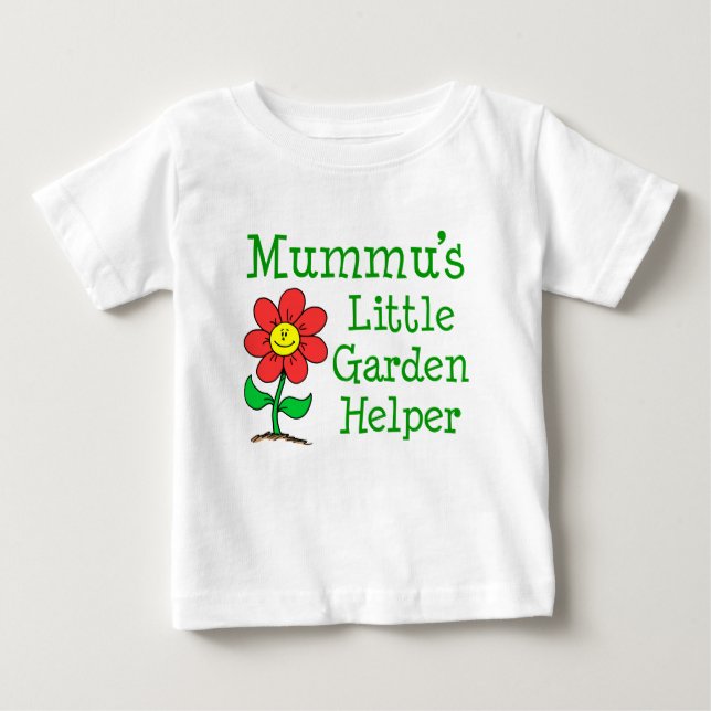 Camiseta De Bebé El pequeño ayudante de jardín de Mummu (Anverso)