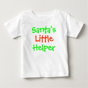 Camiseta De Bebé El pequeño ayudante de Santa