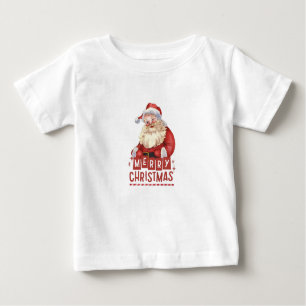 Camiseta De Bebé "El pequeño ayudante de Santa Claus: Navidades de