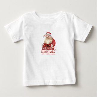 Camiseta De Bebé "El pequeño ayudante de Santa Claus: Navidades de 
