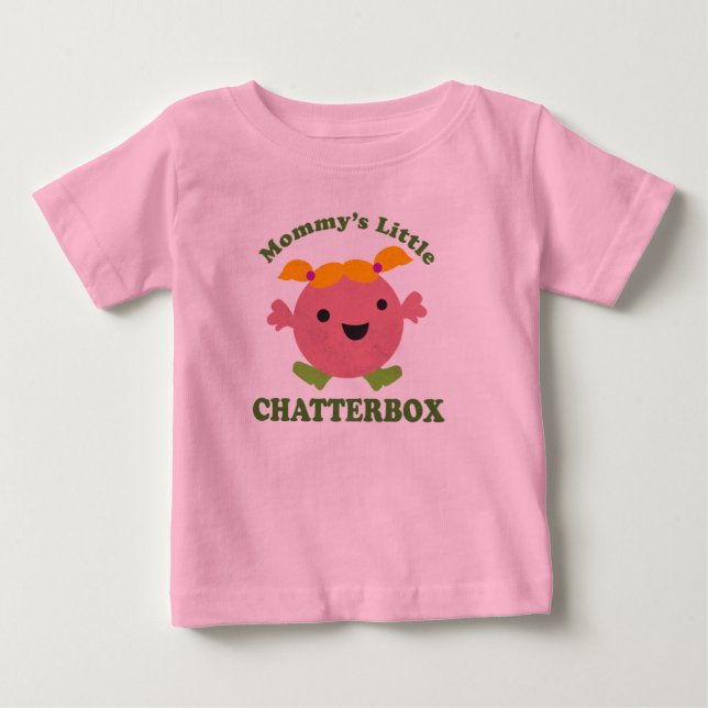 Camiseta De Bebé El pequeño barrio de la mamá (Anverso)