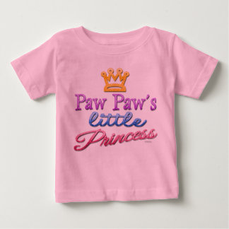 Camiseta De Bebé El pequeño bebé princesa de Paw Paw