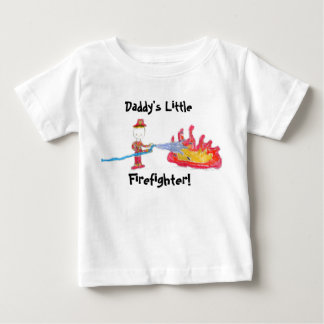 Camiseta De Bebé ¡El pequeño bombero del papá!