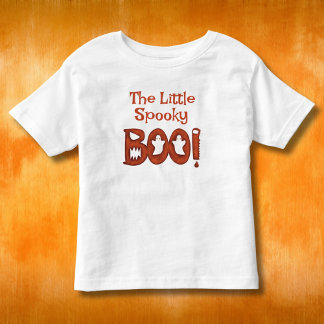 Camiseta De Bebé El pequeño Boo Halloween con fantasía