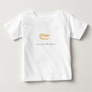 Camiseta De Bebé el pequeño camarón de la mamá