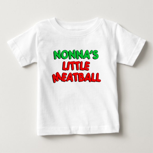 Camiseta De Bebé El pequeño charlatán de Nonna (Anverso)