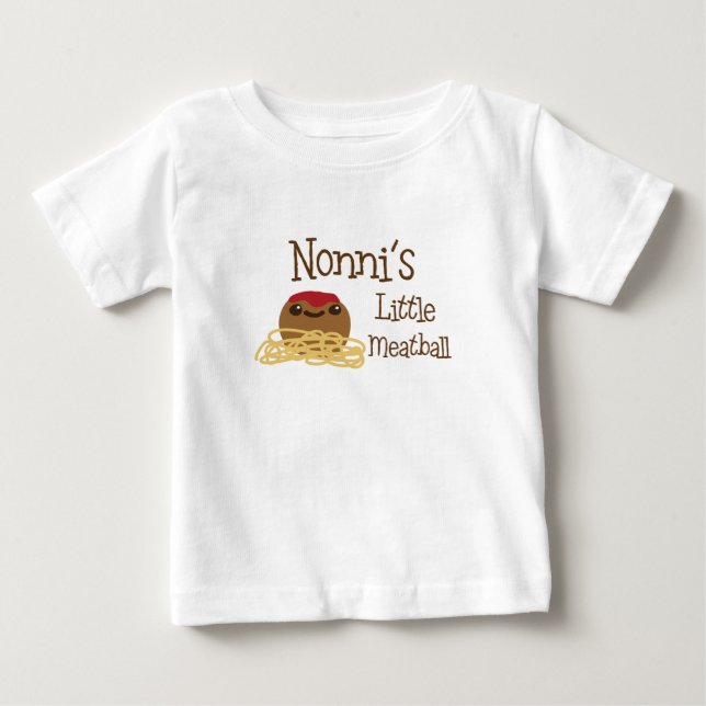 Camiseta De Bebé El pequeño charlatán de Nonni (Anverso)