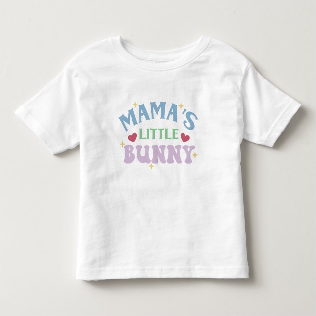 Camiseta De Bebé El Pequeño Conejito de Mamá (Anverso)