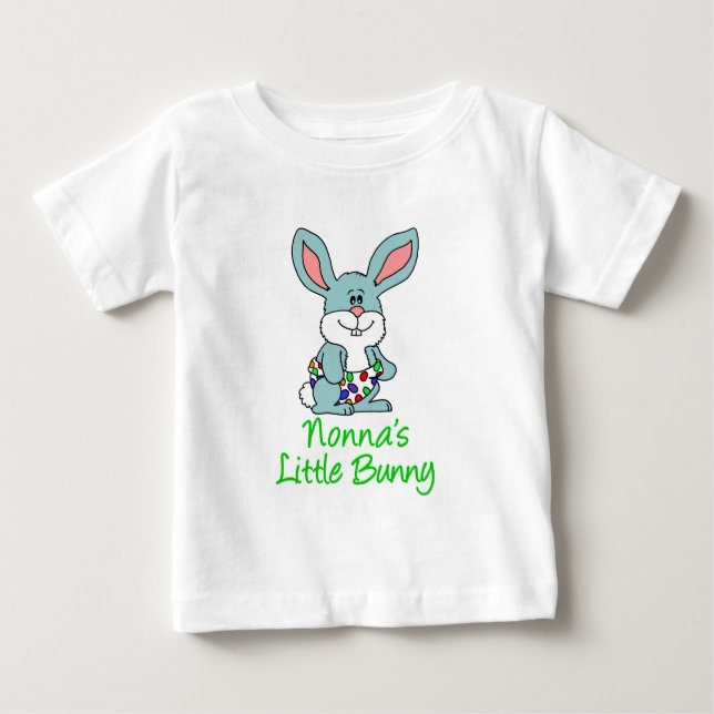 Camiseta De Bebé El pequeño conejito de Nonna (Anverso)