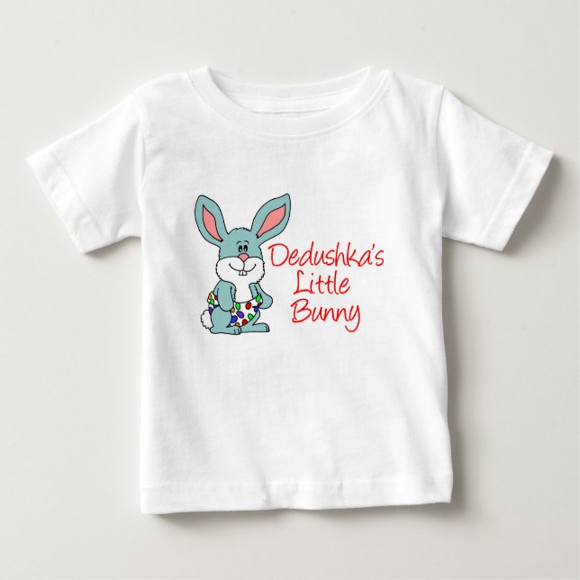 Camiseta De Bebé El pequeño conejo de Dedushka (Anverso)