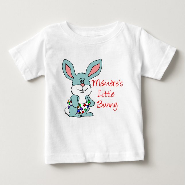Camiseta De Bebé El pequeño conejo de Memere (Anverso)