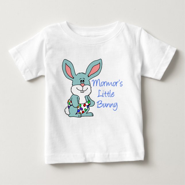 Camiseta De Bebé El pequeño conejo de Mormor (Anverso)