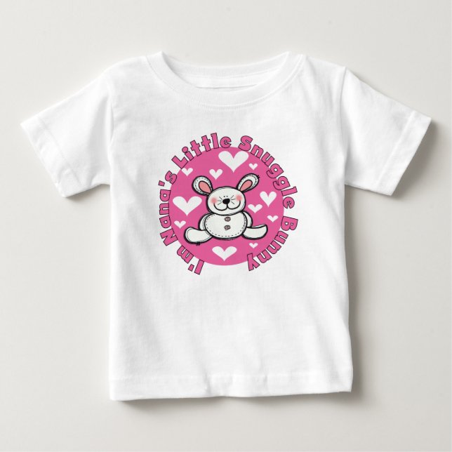 Camiseta De Bebé El pequeño conejo de Nana (Anverso)