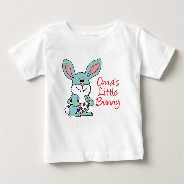 Camiseta De Bebé El pequeño conejo de Oma (Anverso)