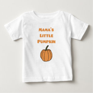 Camiseta De Bebé El pequeño conjunto de calabaza de mamá
