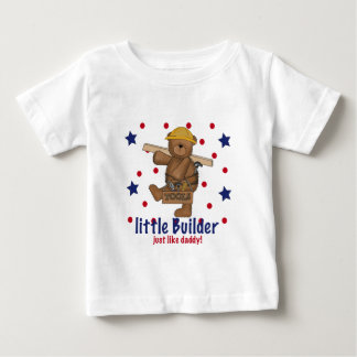 Camiseta De Bebé El pequeño constructor tiene gusto del papá
