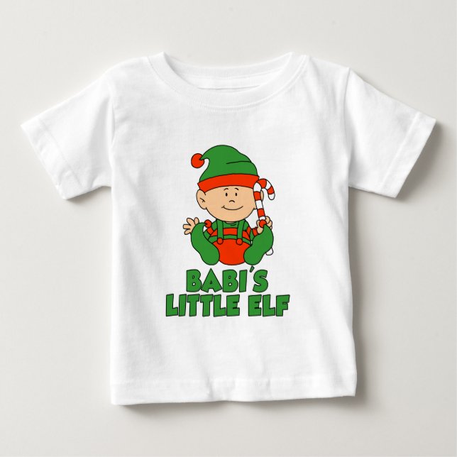 Camiseta De Bebé El pequeño elfo de Babi (Anverso)