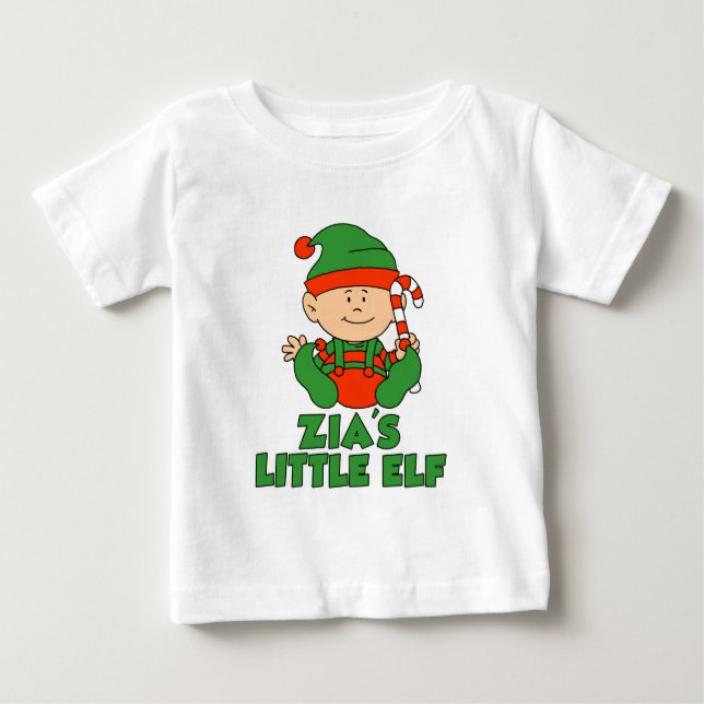 Camiseta De Bebé El pequeño elfo de Zia (Anverso)