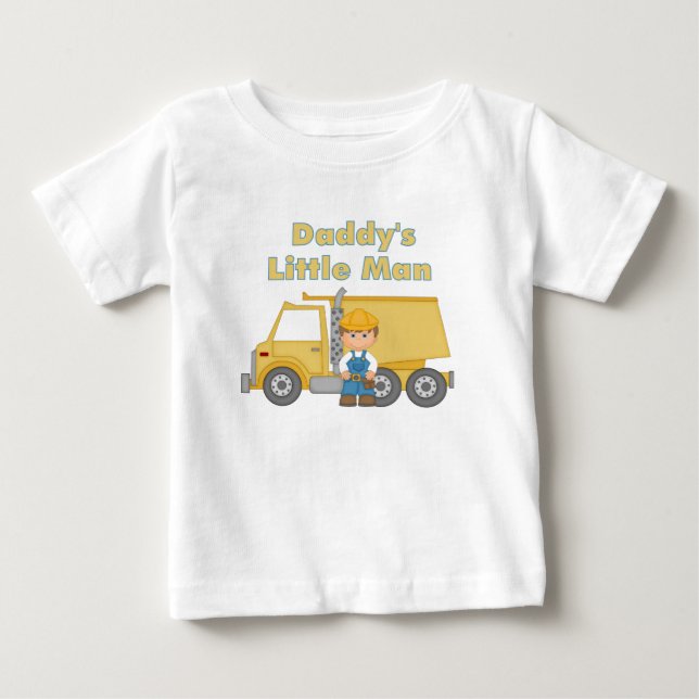 Camiseta De Bebé El pequeño hombre de papá (Anverso)