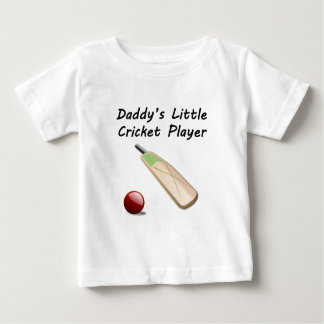 Camiseta De Bebé El pequeño jugador de críquet de papá
