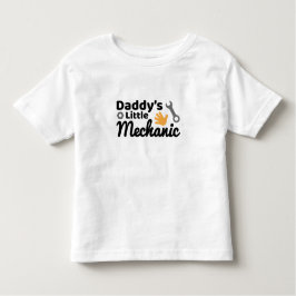 Camiseta De Bebé El pequeño mecánico de papá