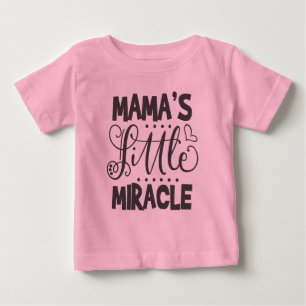 Camiseta De Bebé El pequeño milagro de mamá