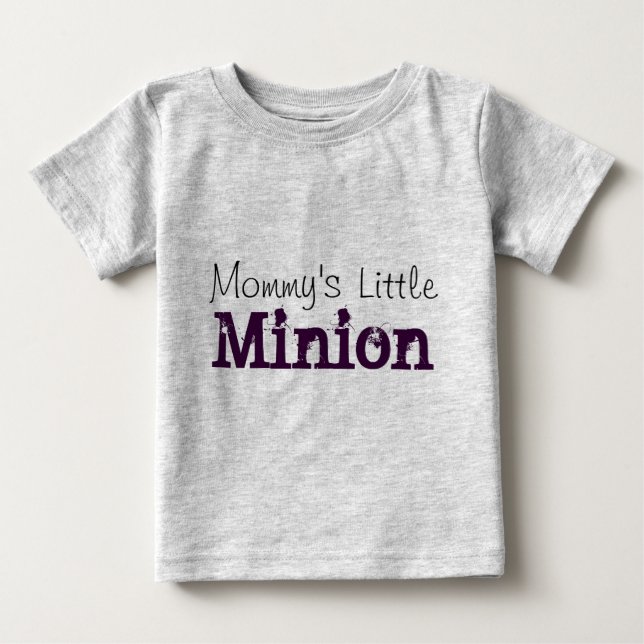 Camiseta De Bebé El pequeño ministro de mamá (Anverso)
